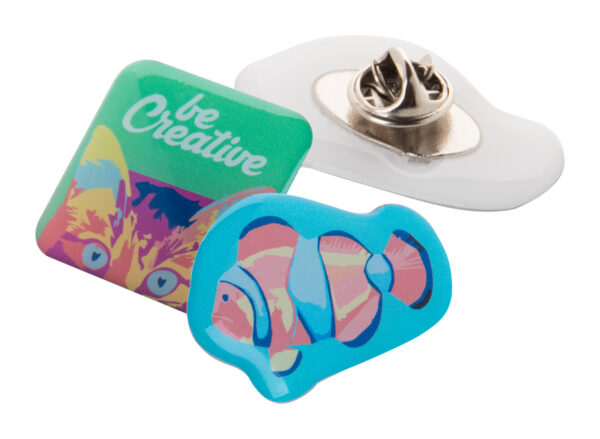 spilla in metallo personalizzabile - immagine 2