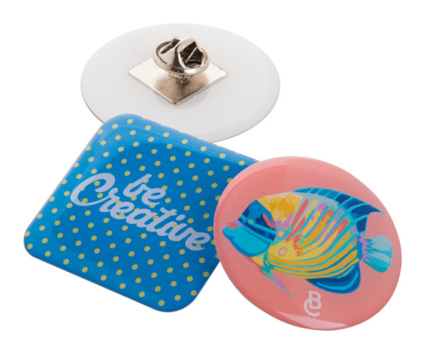spilla in metallo personalizzabile - immagine 2