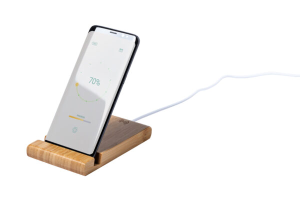 Caricabatteria wireless con supporto portacellulare - immagine 3