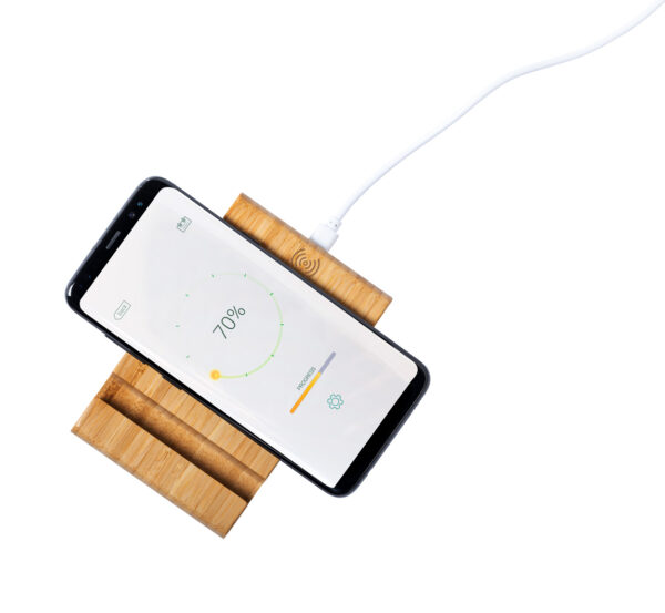 Caricabatteria wireless con supporto portacellulare - immagine 6
