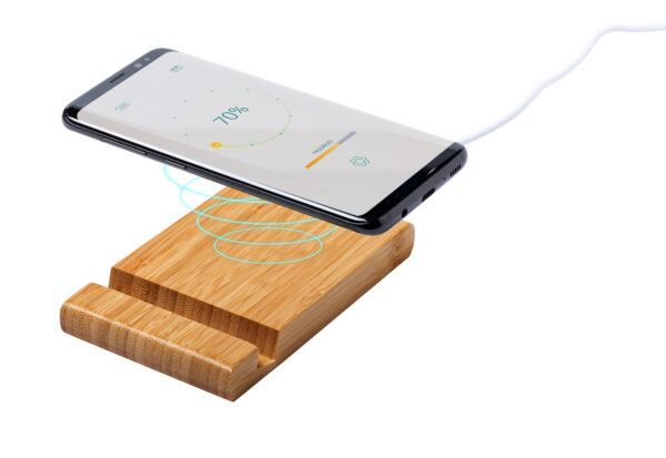 Caricabatteria wireless con supporto portacellulare - immagine 9