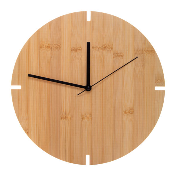 Orologio da parete in bambù